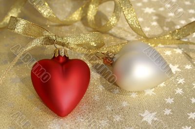 Christmas hearts