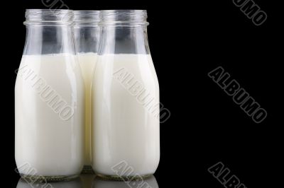 Bottles of milk