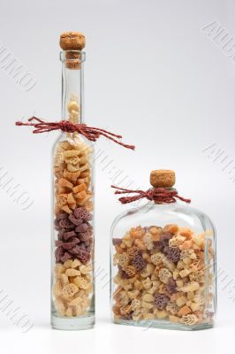 Italian pasta and bottles 2