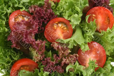 lettuce and tomatoes