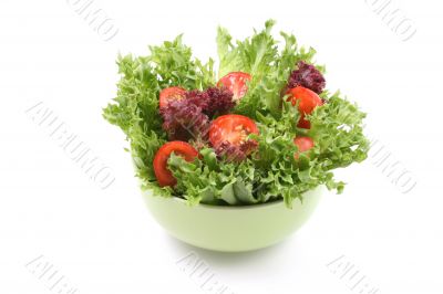 lettuce and tomatoes
