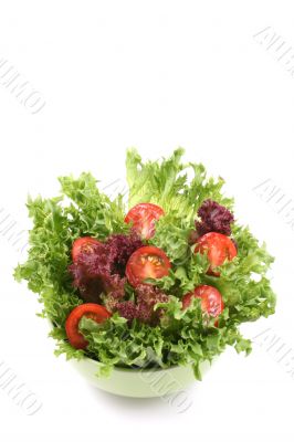 lettuce and tomatoes