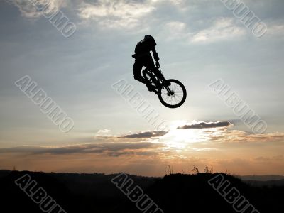 Mountain bike jump