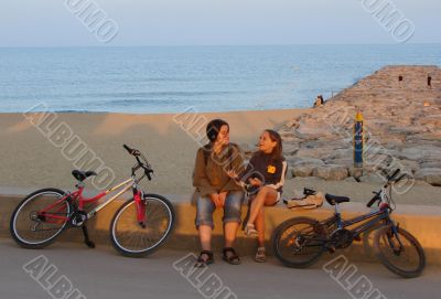 Mum and the daughter