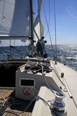 Sailing. Afloat