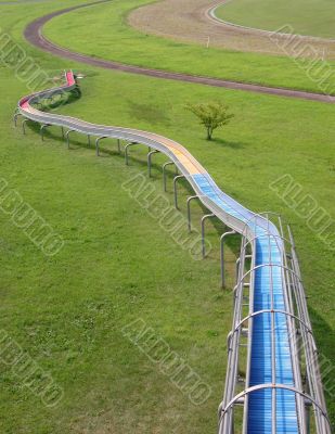 Abstract leisure park lines