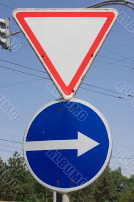 Two road signs