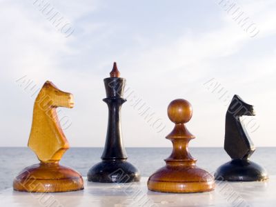 Combination from chessmen