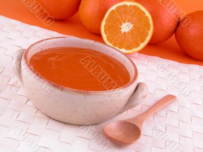 orange jelly
