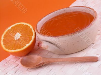 orange jelly