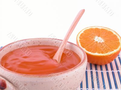 orange jelly
