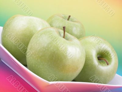 green apples