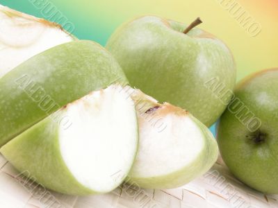 green apples