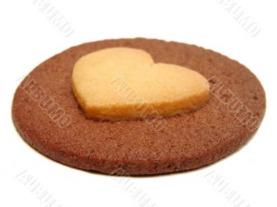 Heart biscuit