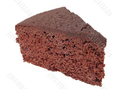Chocolate cake piece