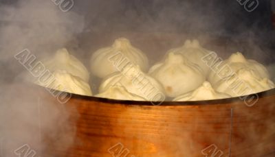 Boilling Chinese hamburgers