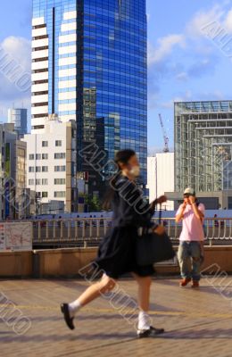 Japanese schoolgirl