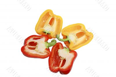 Peppers halves