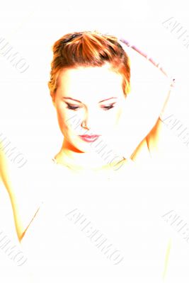 woman in white