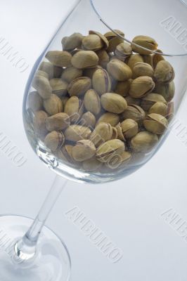 pistachio in glass