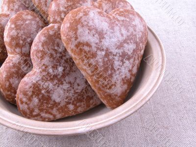 gingerbread hearts