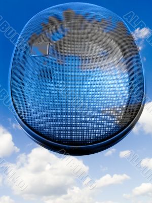 Cover of a loudspeaker
