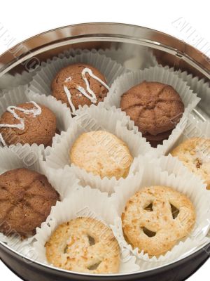 Box with cookies