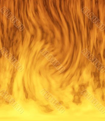 Fiery light