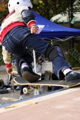 Skateboard kid