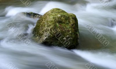 Milky water torrent