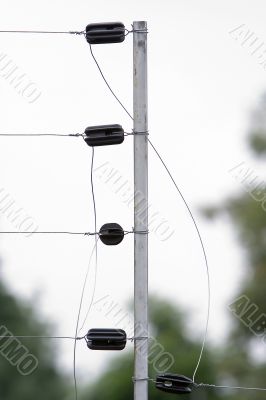 Electric wired fence 1