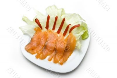 Salmon salad.