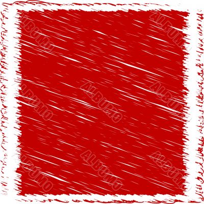 Red grunge frame