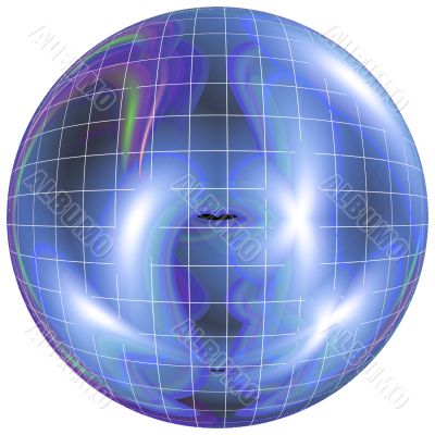 Spherical abstract background