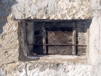 Window with a lattice