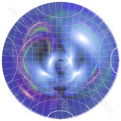 Round abstract background