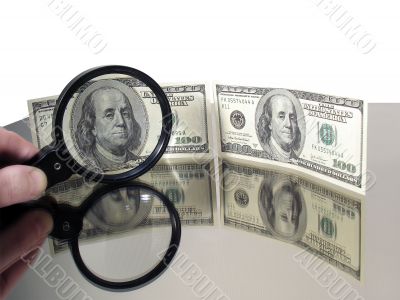 Check of authenticity of money