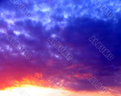 The storm sky