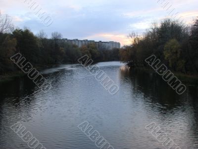 Sunset on River