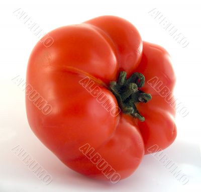 Red bright tomato
