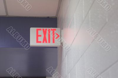 exit sign