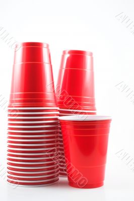 plastic drinking cup