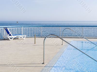 Pool on coast
