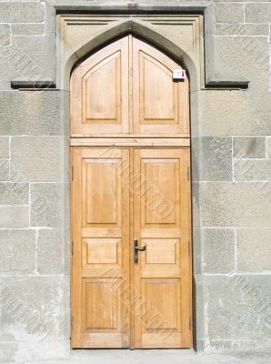 Door in an ancient palace