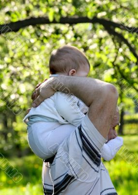 Grandfather and the grandson