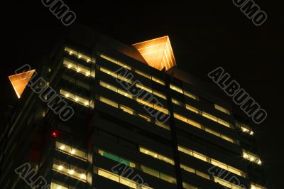 Skyscraper in the night
