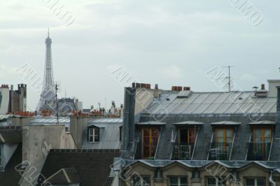 roofscape of paris