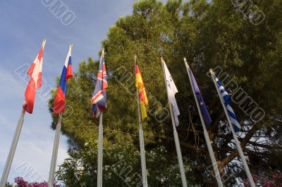flags of the Europe