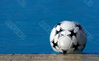 swimming pool and ball