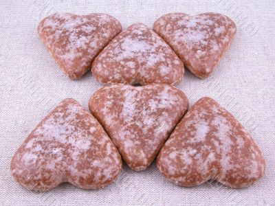 gingerbread hearts